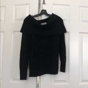 Black off the shoulder sweater brand new!